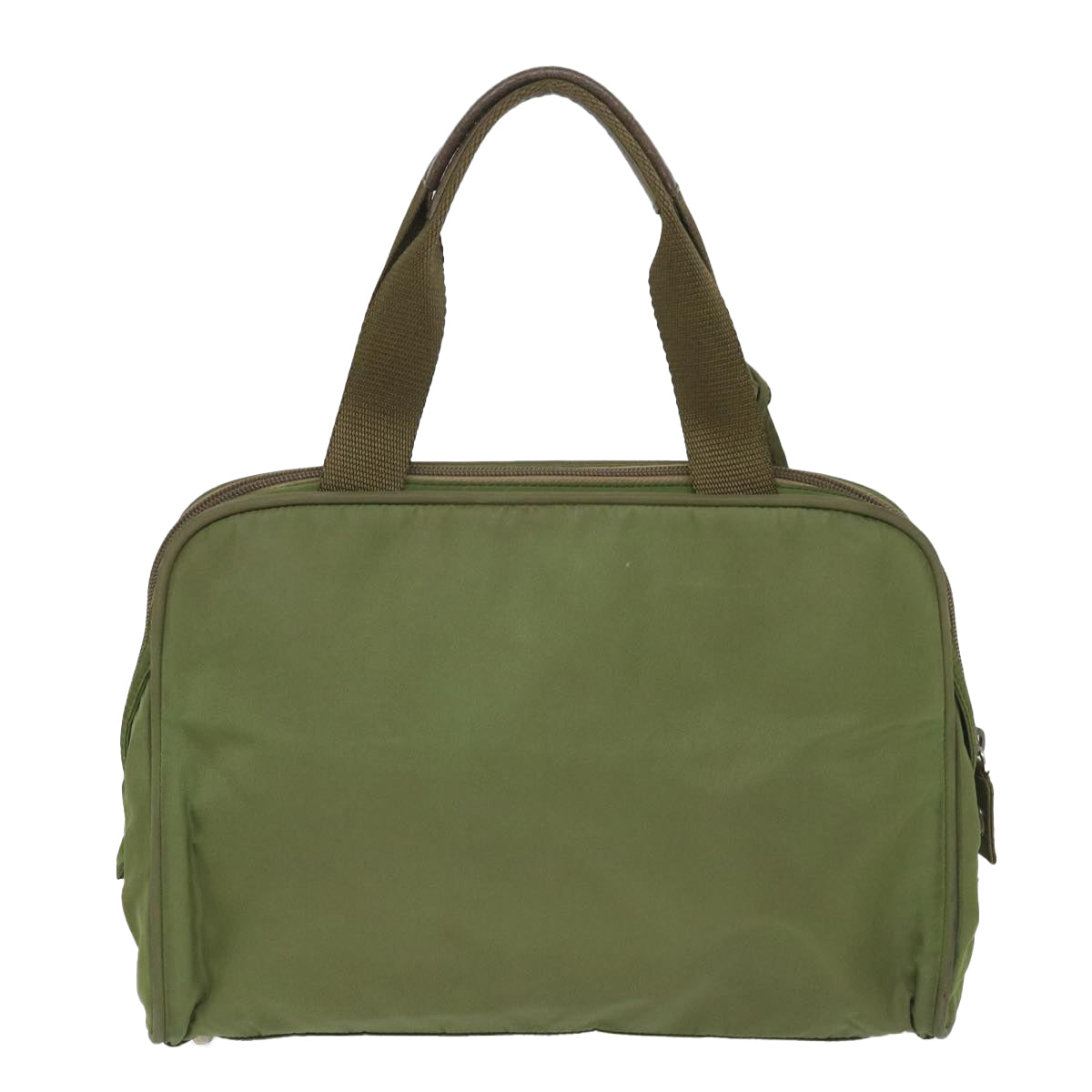 PRADA Hand Bag Nylon Khaki Auth 57260 - 0