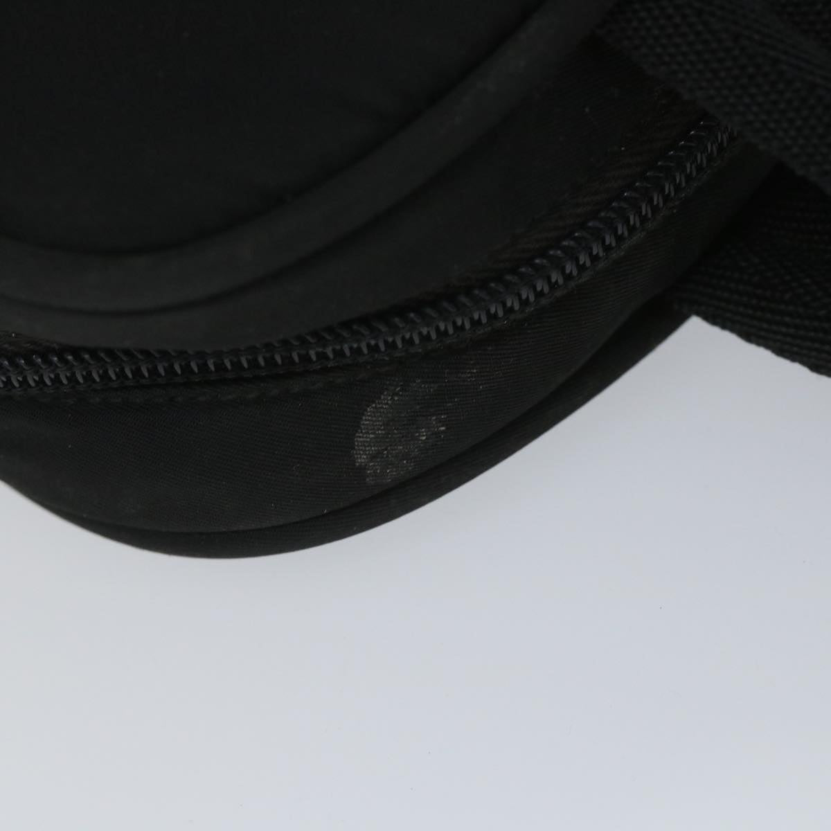 PRADA Hand Bag Nylon Black Auth 57268