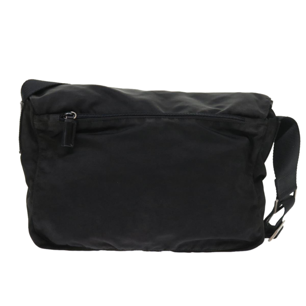 PRADA Shoulder Bag Nylon Black Auth 57269 - 0