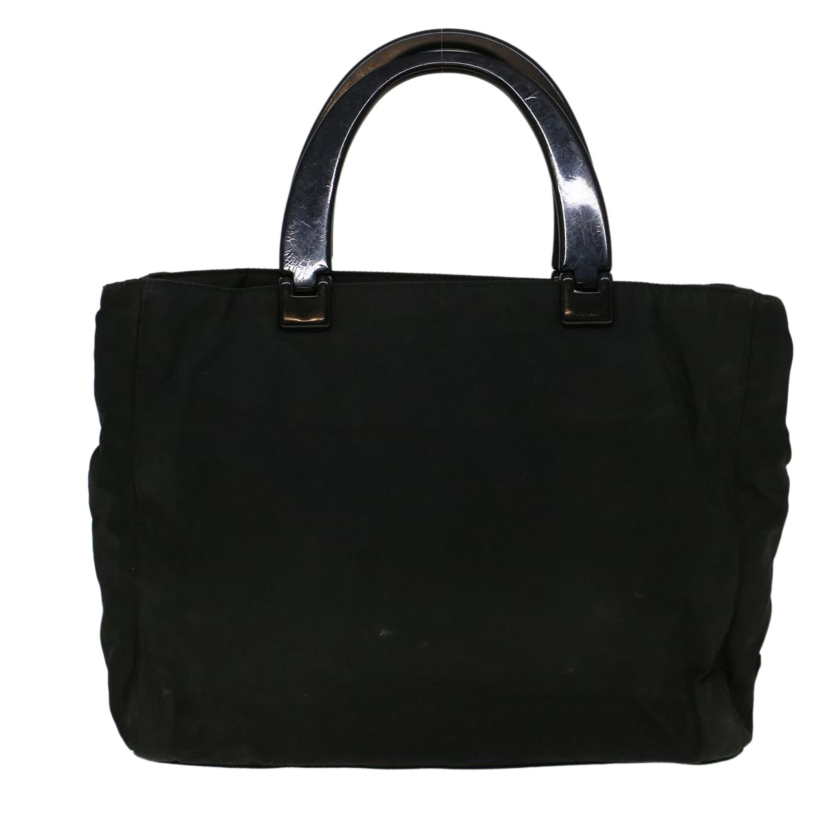 PRADA Hand Bag Nylon Black Auth 57311 - 0