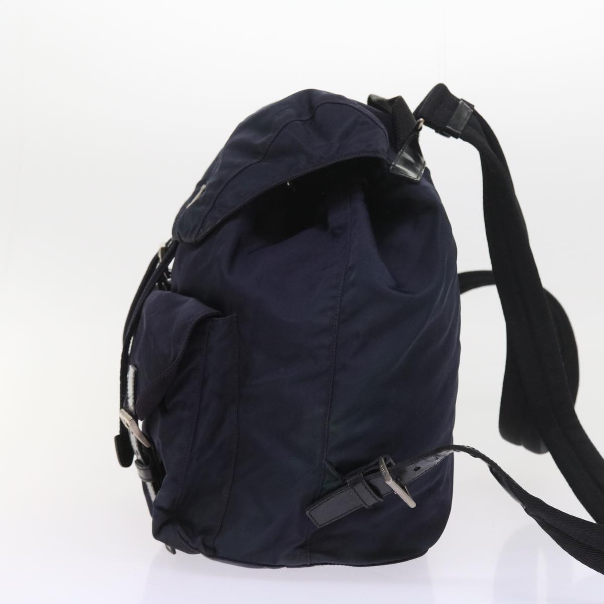 PRADA Backpack Nylon Purple Auth 57342