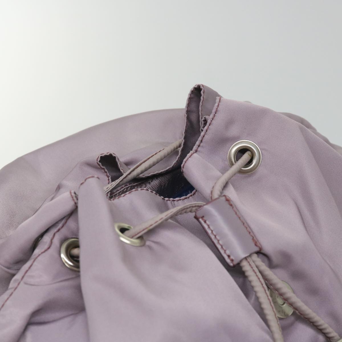 PRADA Backpack Nylon Pink Auth 57350