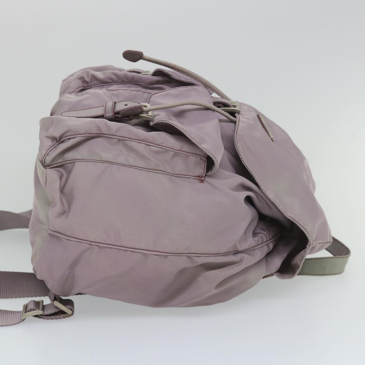 PRADA Backpack Nylon Pink Auth 57350