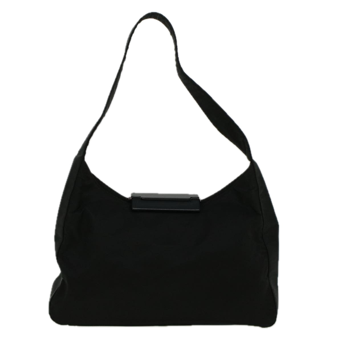 PRADA Shoulder Bag Nylon Black Auth 57373 - 0