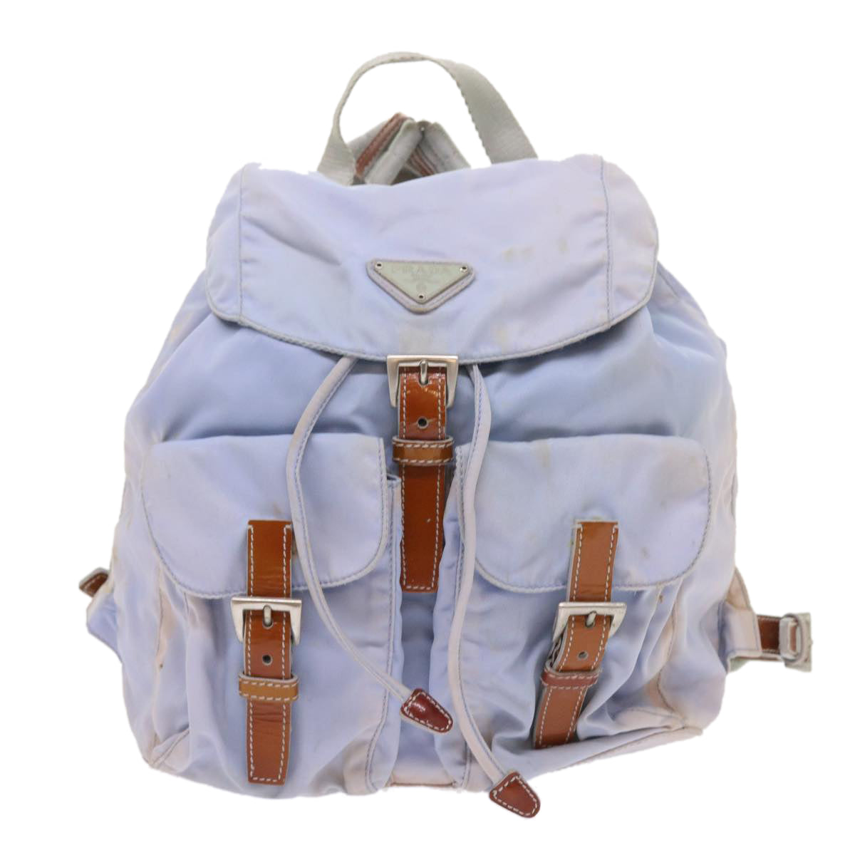 PRADA Backpack Nylon Blue Auth 57381 - 0