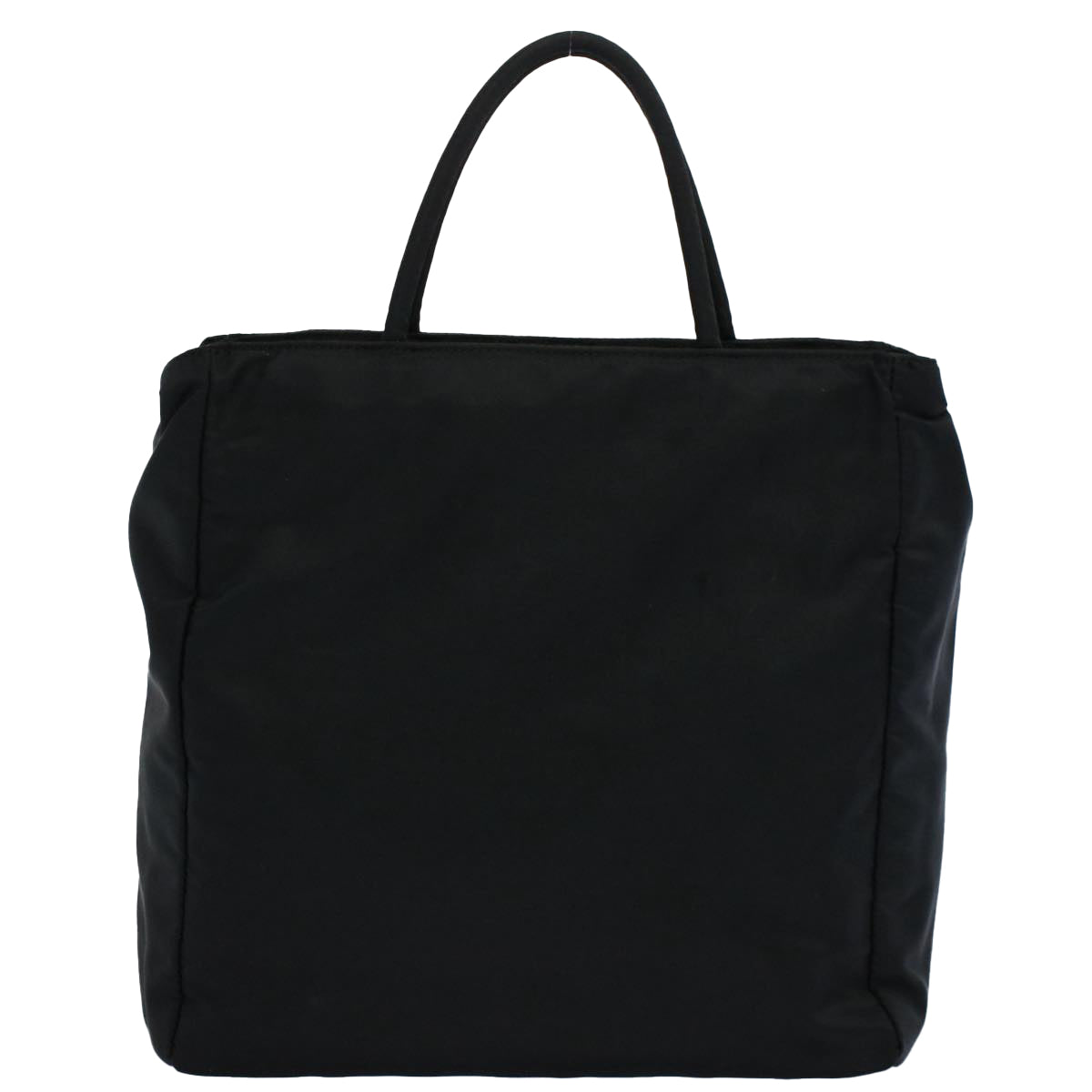 PRADA Hand Bag Nylon Black Auth 57385 - 0