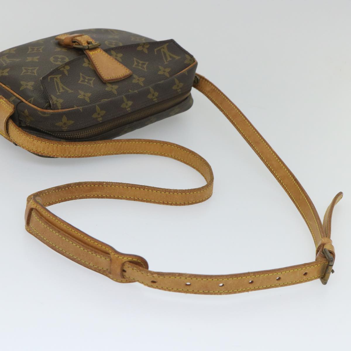 LOUIS VUITTON Monogram Jeune Fille PM Shoulder Bag M51227 LV Auth 57443