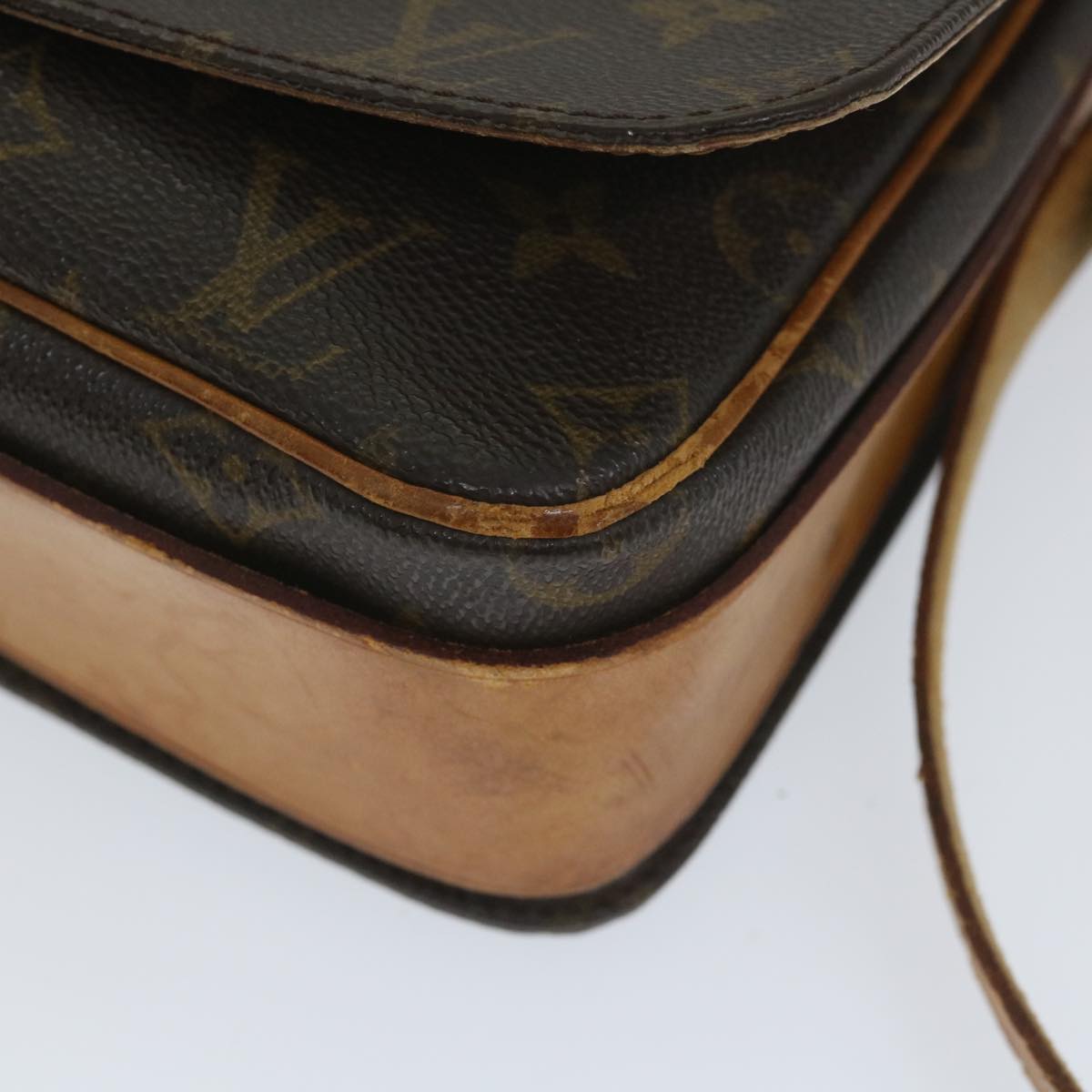 LOUIS VUITTON Monogram Cartouchiere GM Shoulder Bag M51252 LV Auth 57452