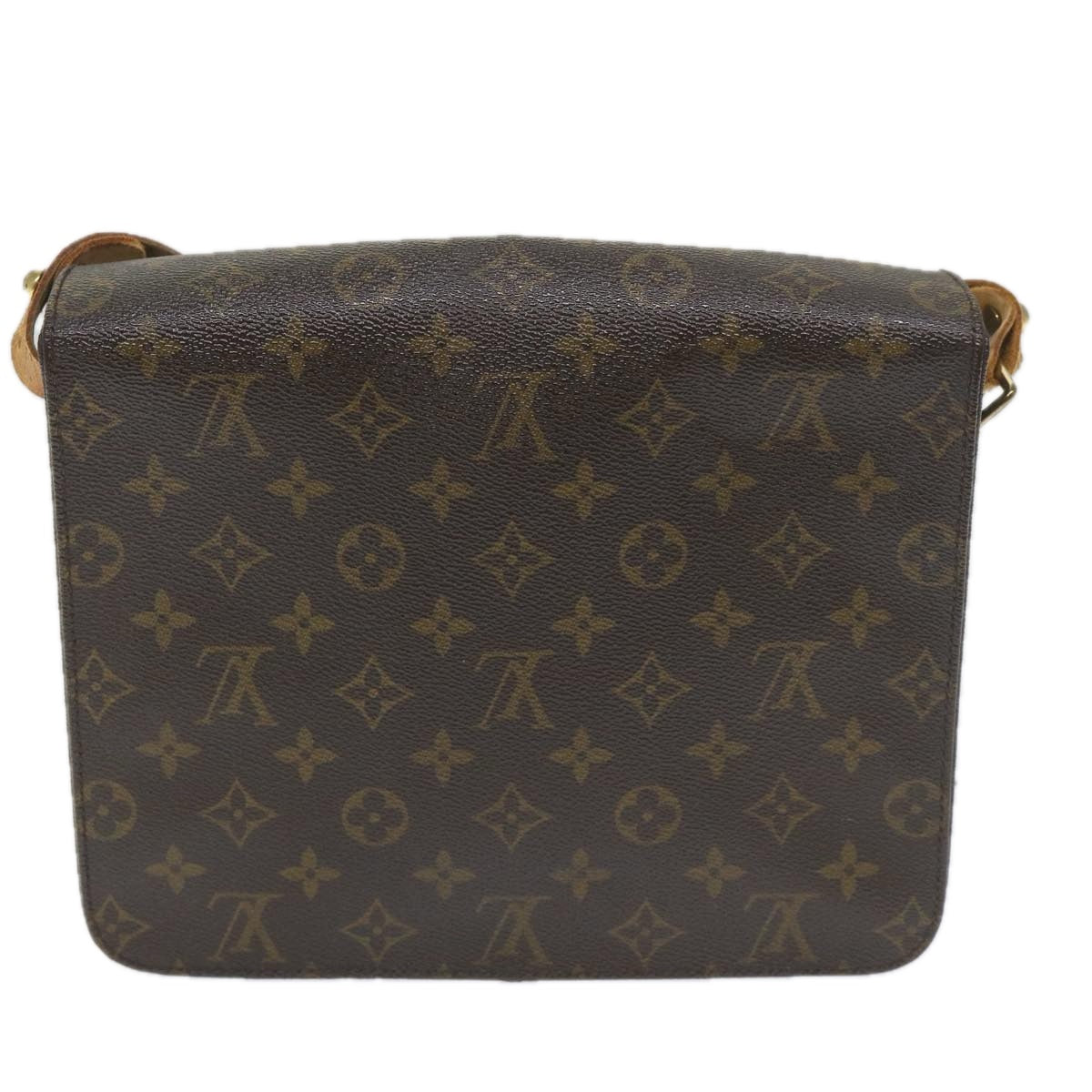 LOUIS VUITTON Monogram Cartouchiere GM Shoulder Bag M51252 LV Auth 57452