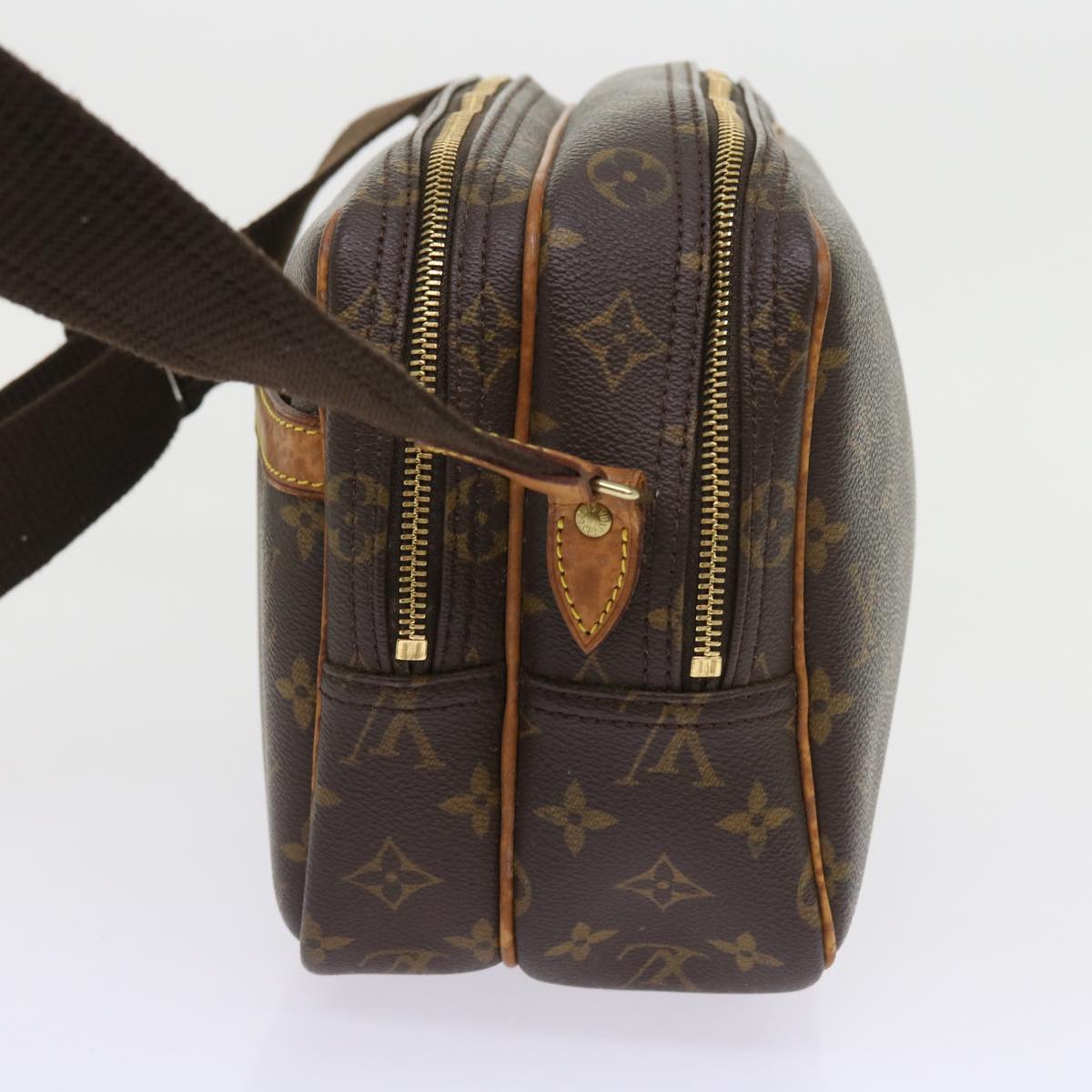 LOUIS VUITTON Monogram Reporter PM Shoulder Bag M45254 LV Auth 57460