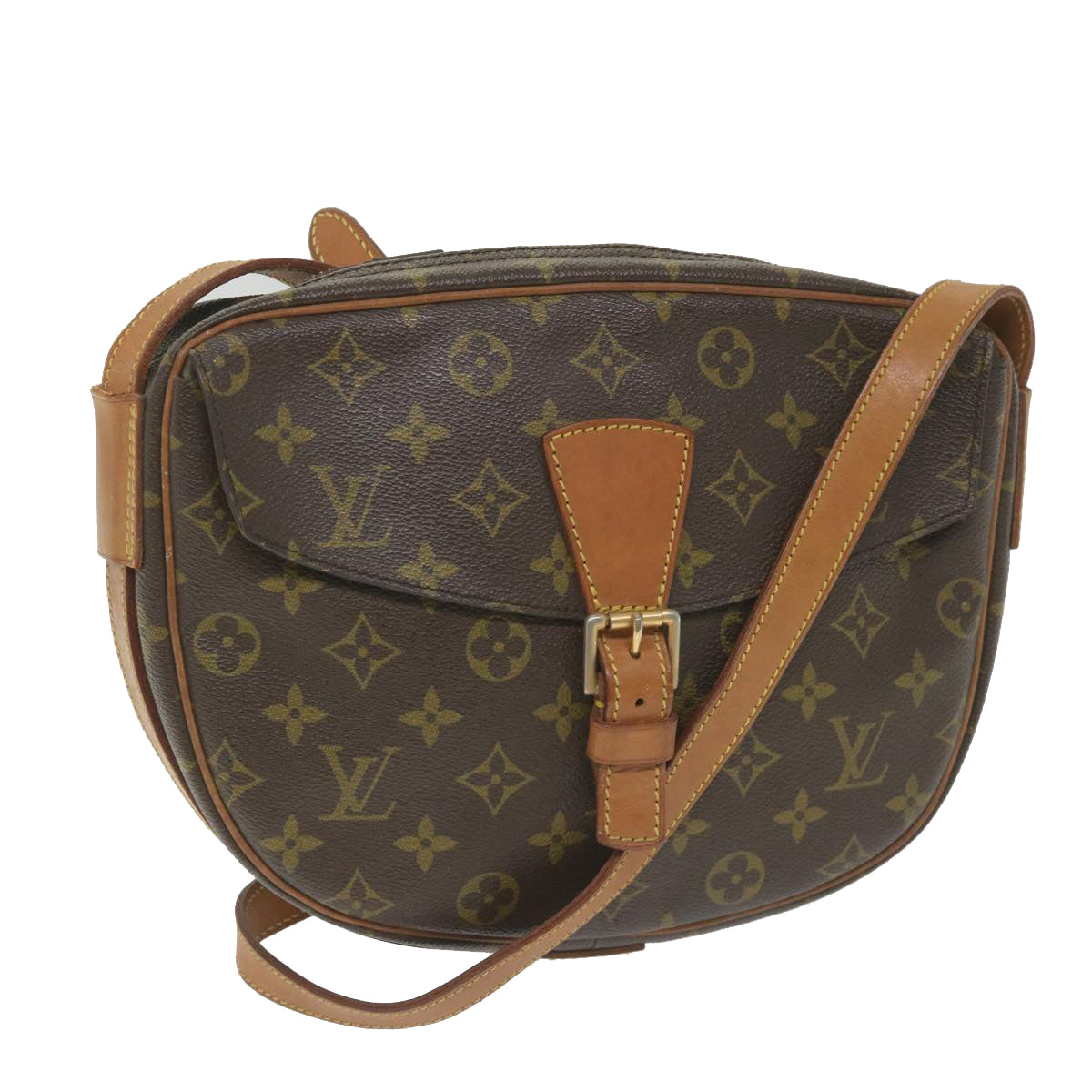 LOUIS VUITTON Monogram Jeune Fille GM Shoulder Bag Vintage M51225 LV Auth 57464