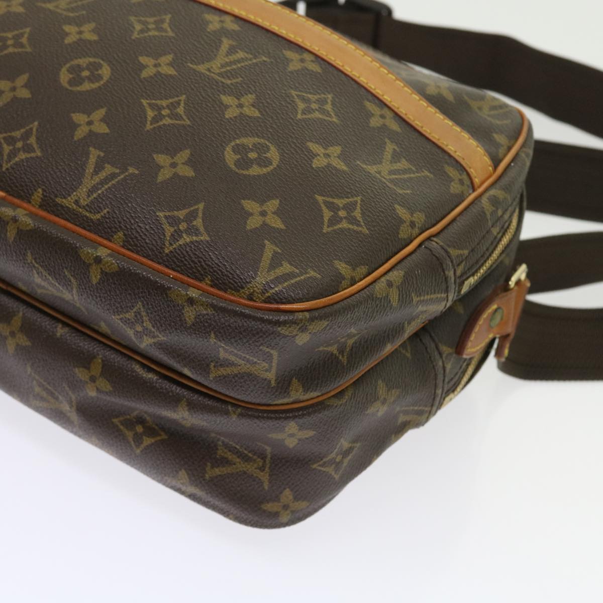 LOUIS VUITTON Monogram Reporter PM Shoulder Bag M45254 LV Auth 57468