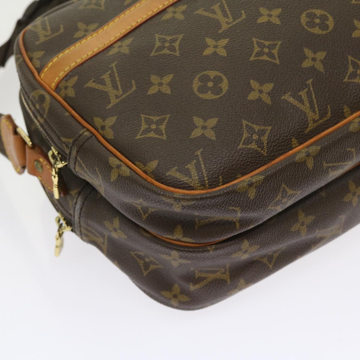 LOUIS VUITTON Monogram Reporter PM Shoulder Bag M45254 LV Auth 57468