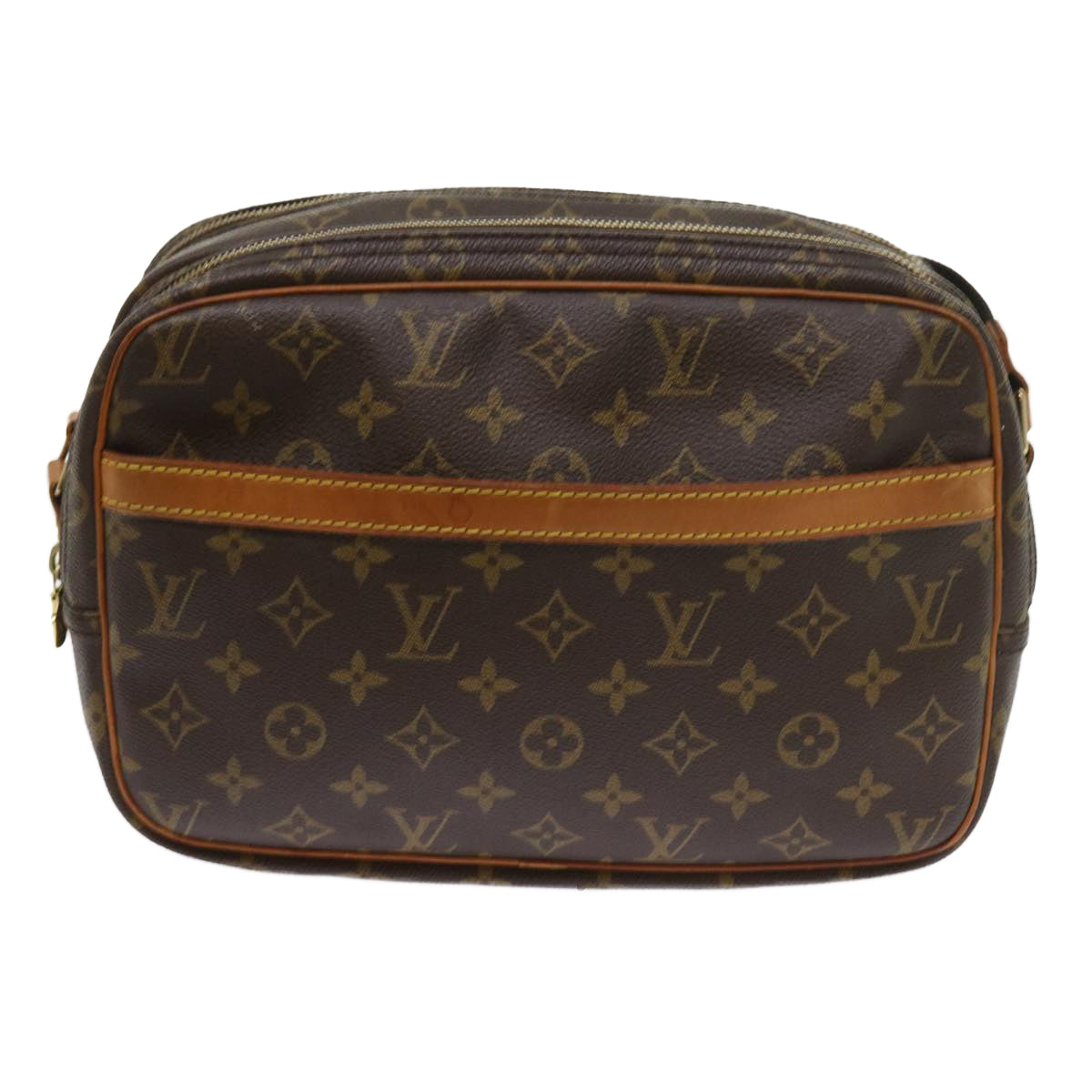 LOUIS VUITTON Monogram Reporter PM Shoulder Bag M45254 LV Auth 57468