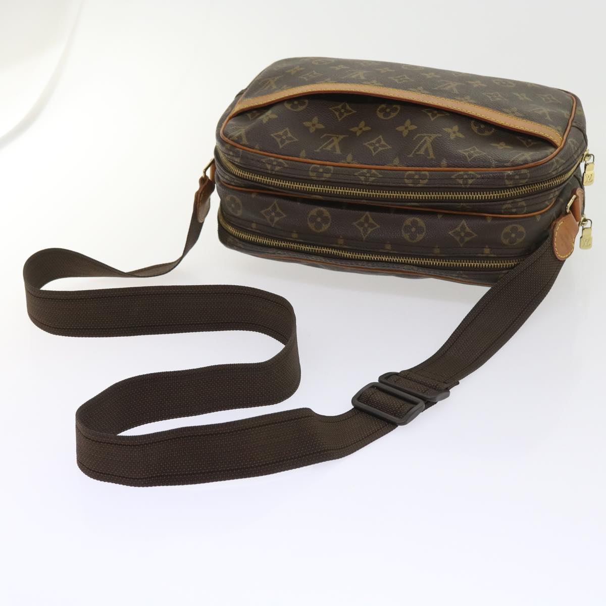 LOUIS VUITTON Monogram Reporter PM Shoulder Bag M45254 LV Auth 57468