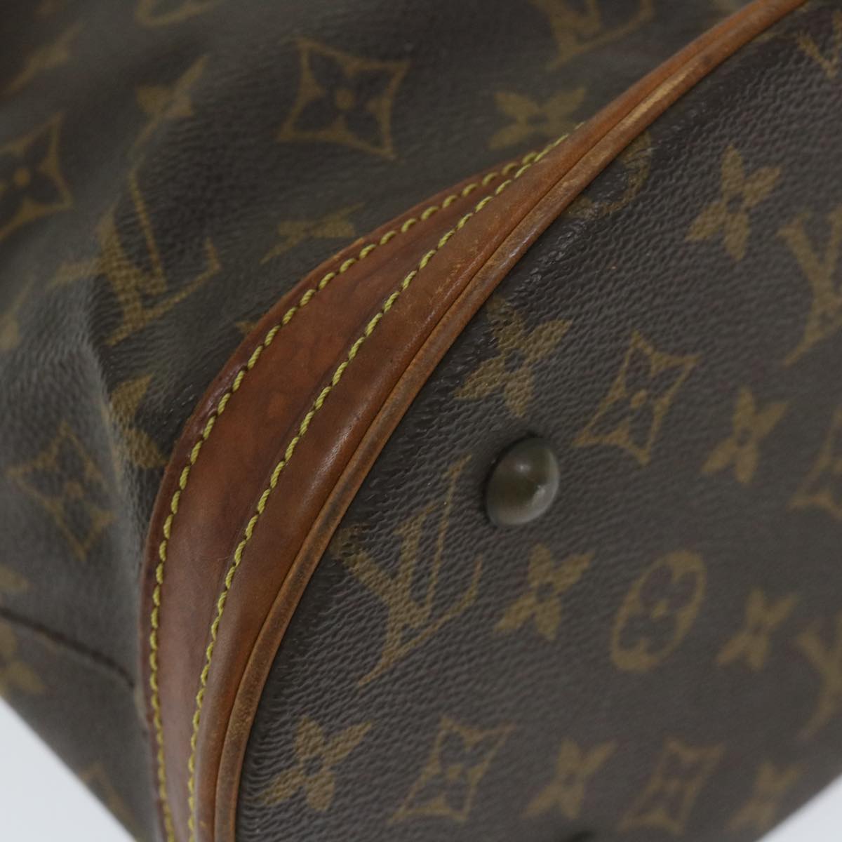 LOUIS VUITTON Monogram Bucket PM Shoulder Bag M42238 LV Auth 57472