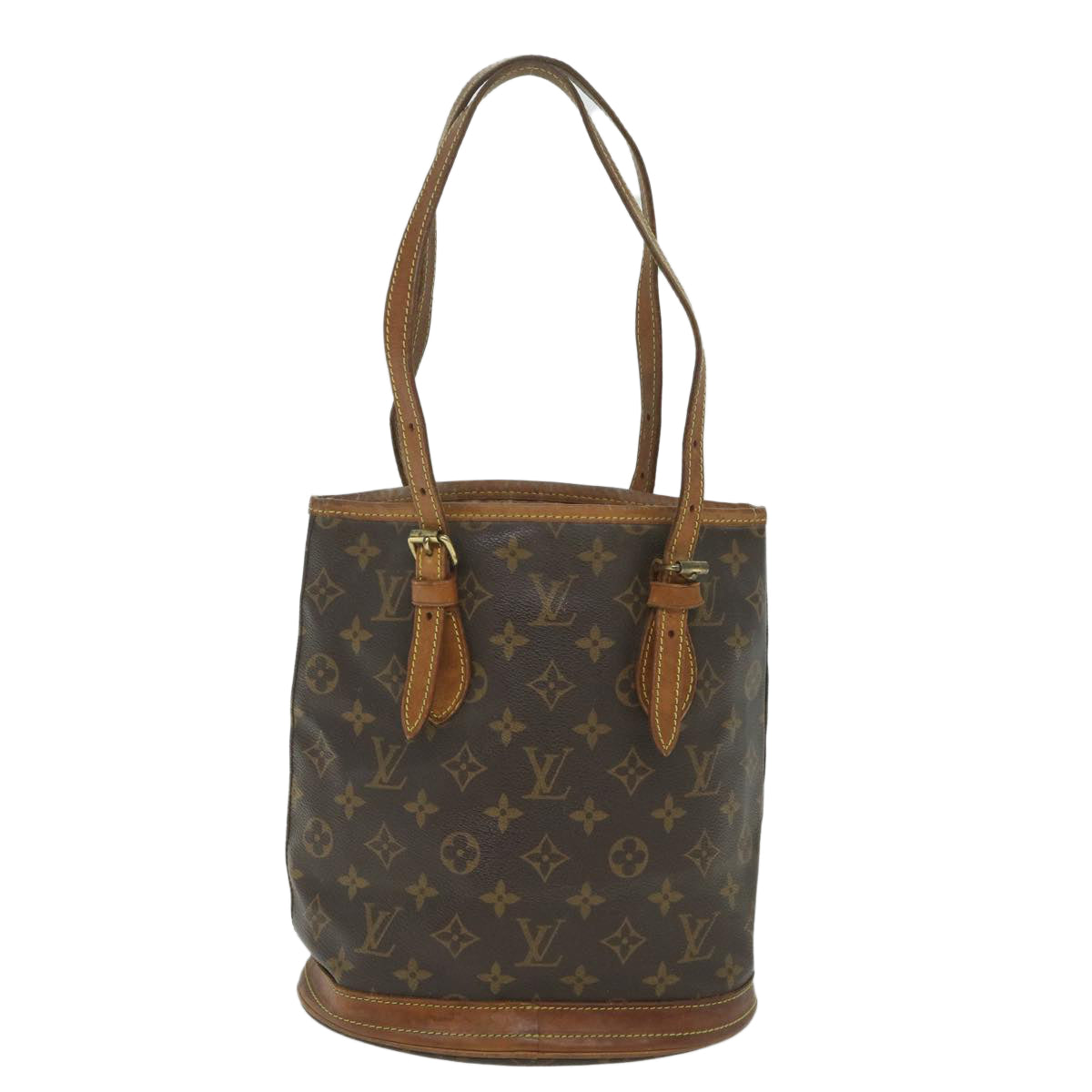 LOUIS VUITTON Monogram Bucket PM Shoulder Bag M42238 LV Auth 57472 - 0