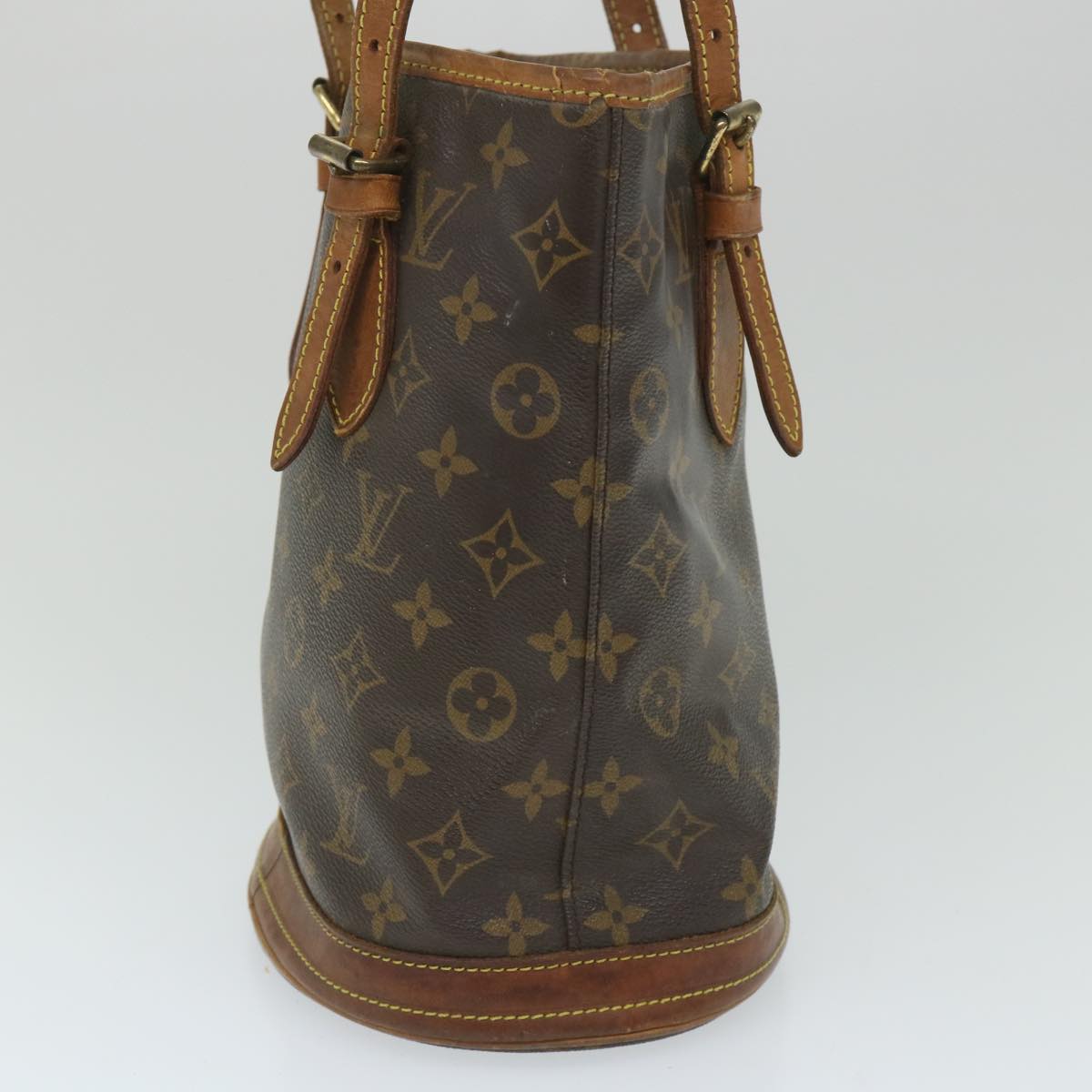 LOUIS VUITTON Monogram Bucket PM Shoulder Bag M42238 LV Auth 57472