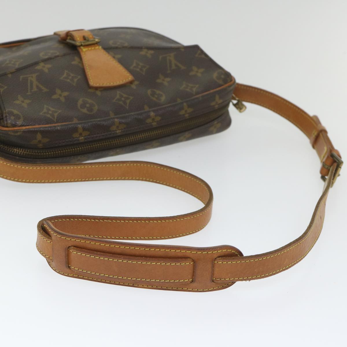 LOUIS VUITTON Monogram Jeune Fille GM Shoulder Bag M51225 LV Auth 57485