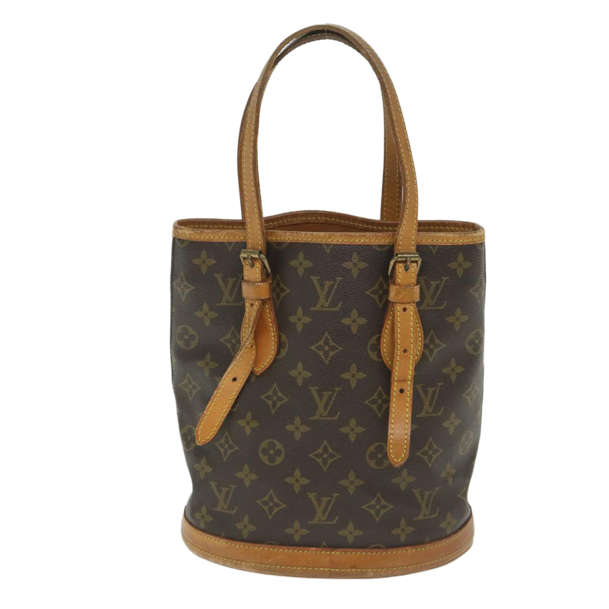 LOUIS VUITTON Monogram Bucket PM Shoulder Bag Vintage M42238 LV Auth 57490 - 0