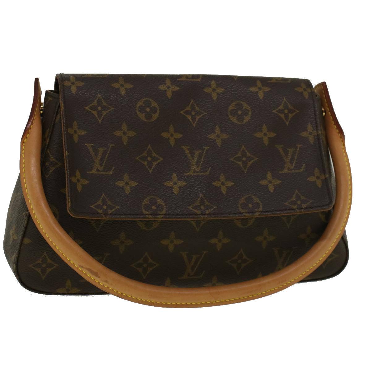 LOUIS VUITTON Monogram Mini Looping Shoulder Bag M51147 LV Auth 57492