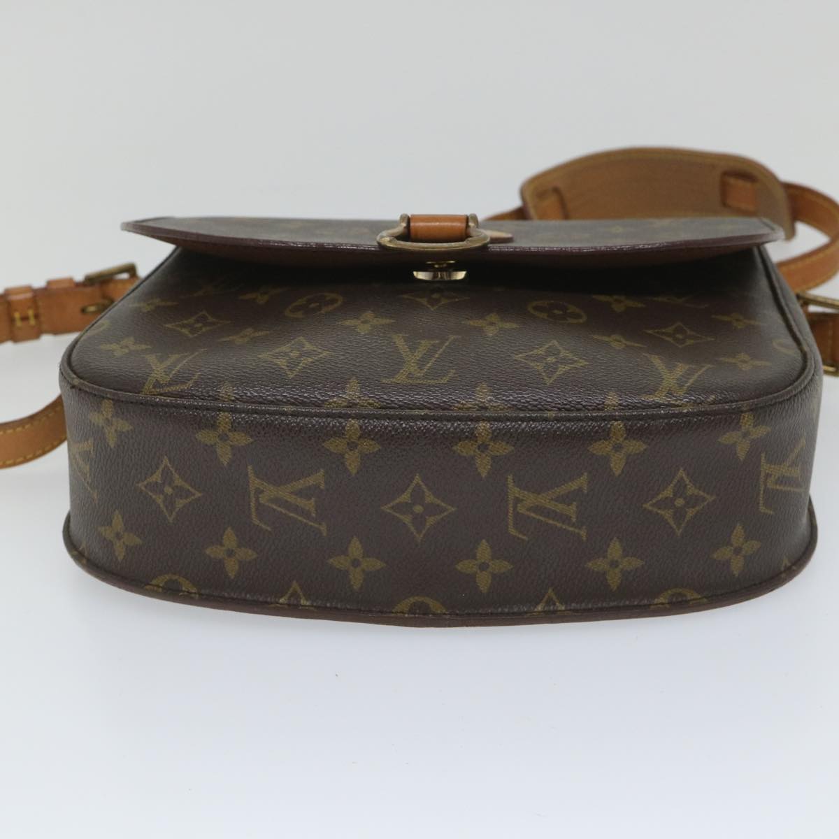 LOUIS VUITTON Monogram Saint Cloud GM Shoulder Bag M51242 LV Auth 57497