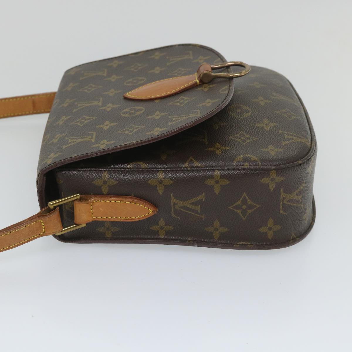 LOUIS VUITTON Monogram Saint Cloud GM Shoulder Bag M51242 LV Auth 57497