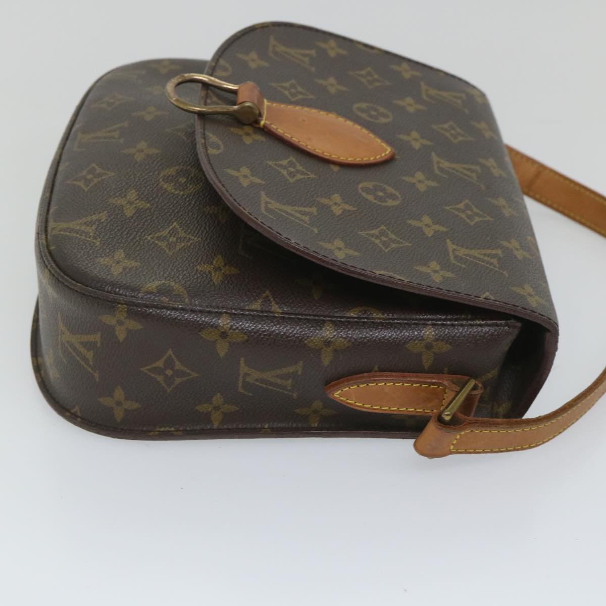 LOUIS VUITTON Monogram Saint Cloud GM Shoulder Bag M51242 LV Auth 57497