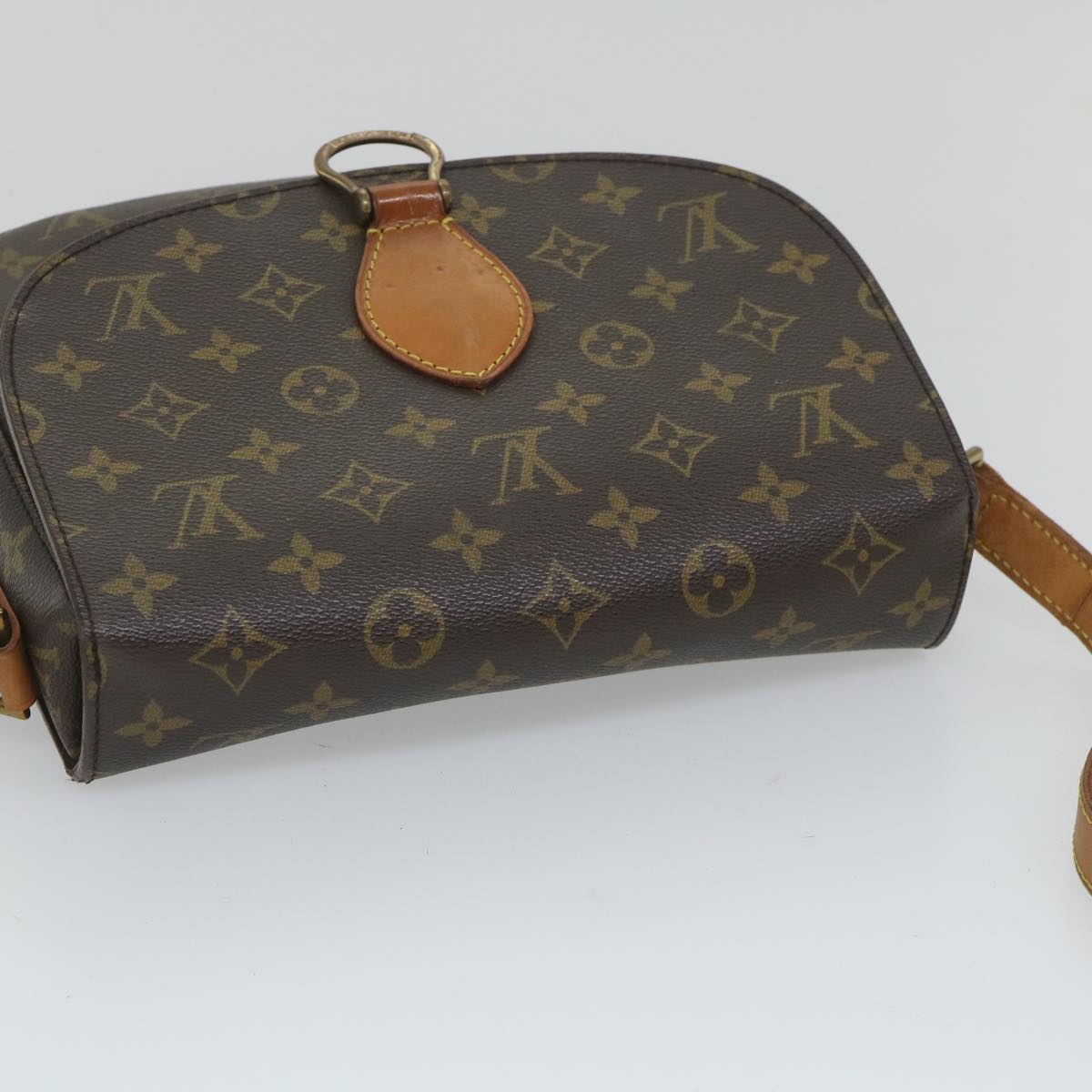 LOUIS VUITTON Monogram Saint Cloud GM Shoulder Bag M51242 LV Auth 57497