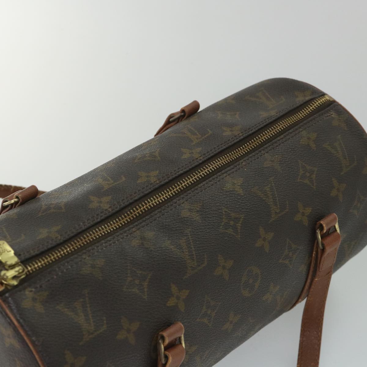 LOUIS VUITTON Monogram Papillon 30 Hand Bag M51385 LV Auth 57498