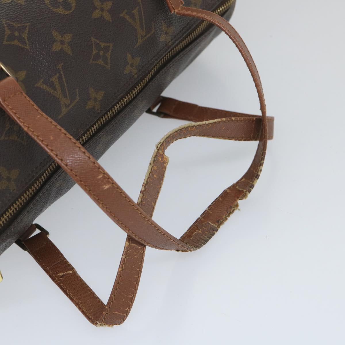 LOUIS VUITTON Monogram Papillon 30 Hand Bag M51385 LV Auth 57498