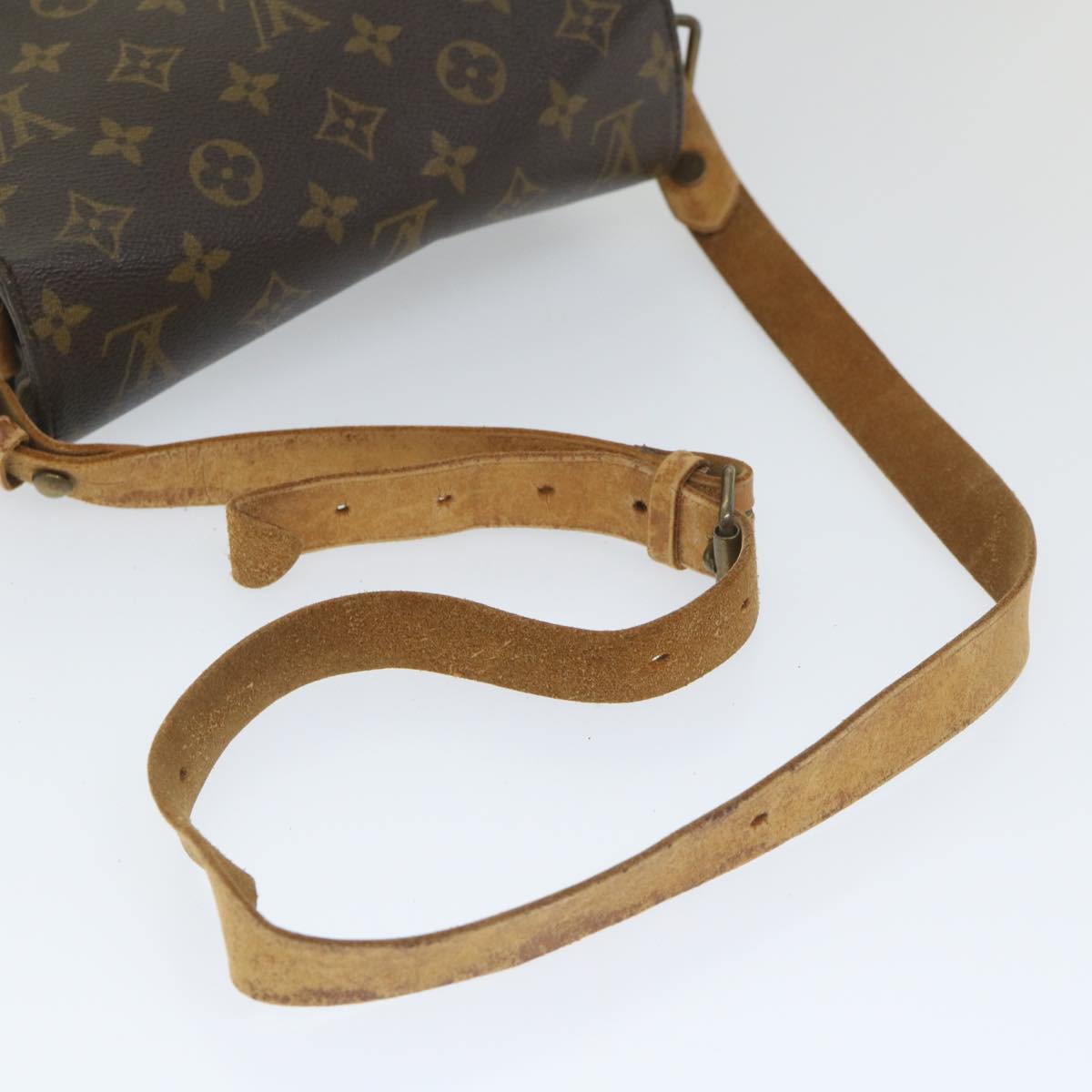 LOUIS VUITTON Monogram Cartouchiere MM Shoulder Bag M51253 LV Auth 57505