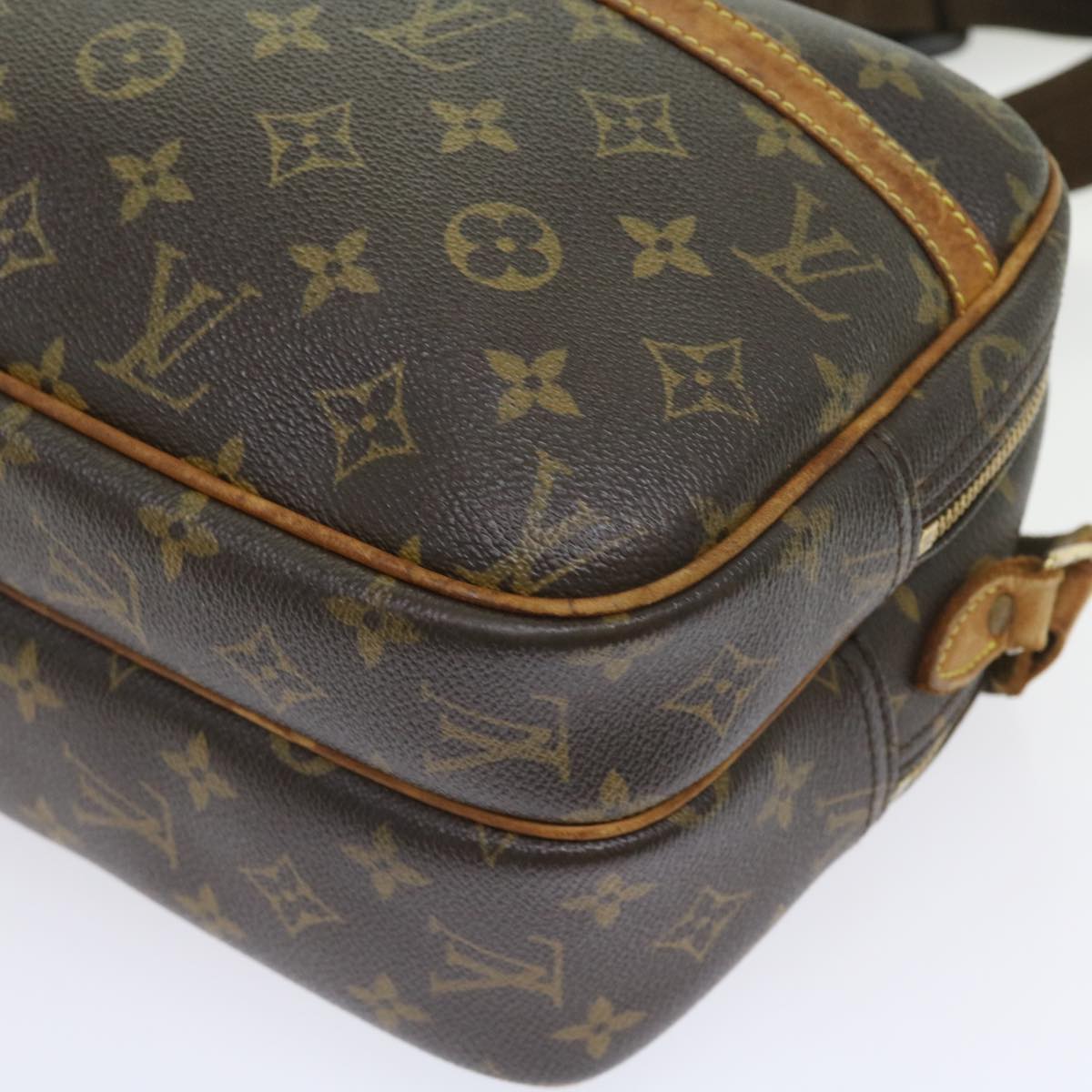 LOUIS VUITTON Monogram Reporter PM Shoulder Bag M45254 LV Auth 57508