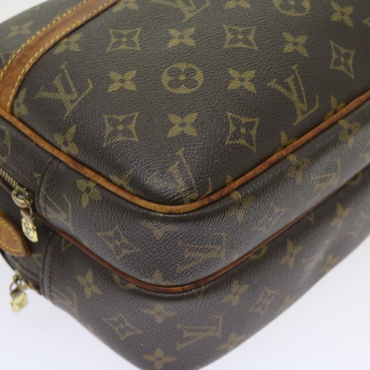 LOUIS VUITTON Monogram Reporter PM Shoulder Bag M45254 LV Auth 57508