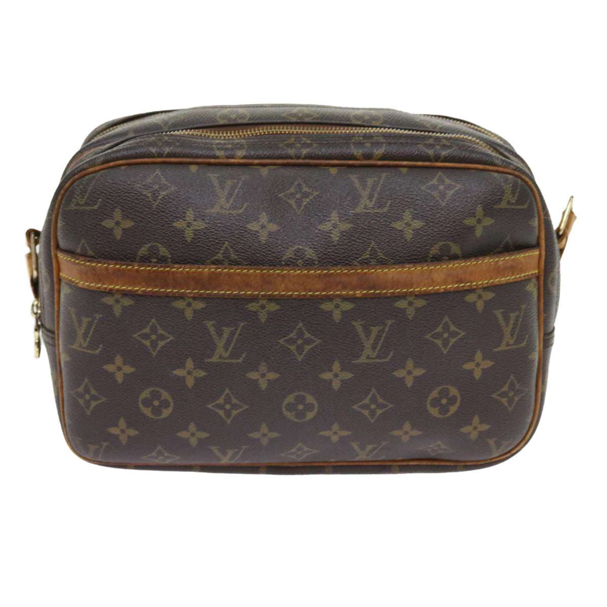 LOUIS VUITTON Monogram Reporter PM Shoulder Bag M45254 LV Auth 57508