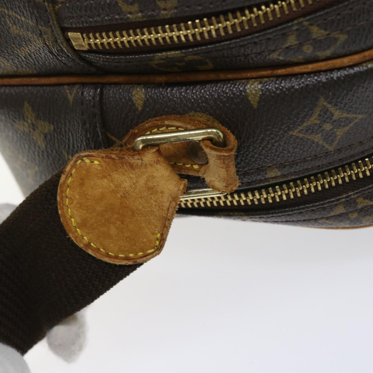 LOUIS VUITTON Monogram Reporter PM Shoulder Bag M45254 LV Auth 57508