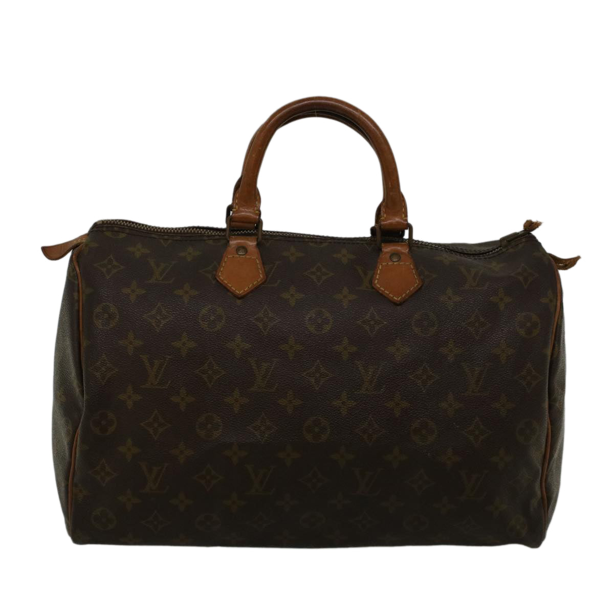 LOUIS VUITTON Monogram Speedy 35 Hand Bag Vintage M41524 LV Auth 57521 - 0