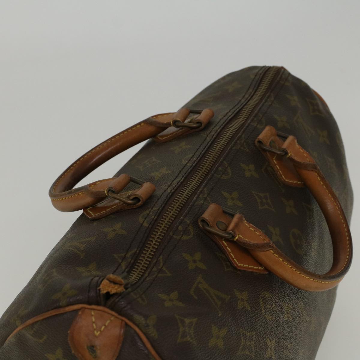 LOUIS VUITTON Monogram Speedy 35 Hand Bag Vintage M41524 LV Auth 57521