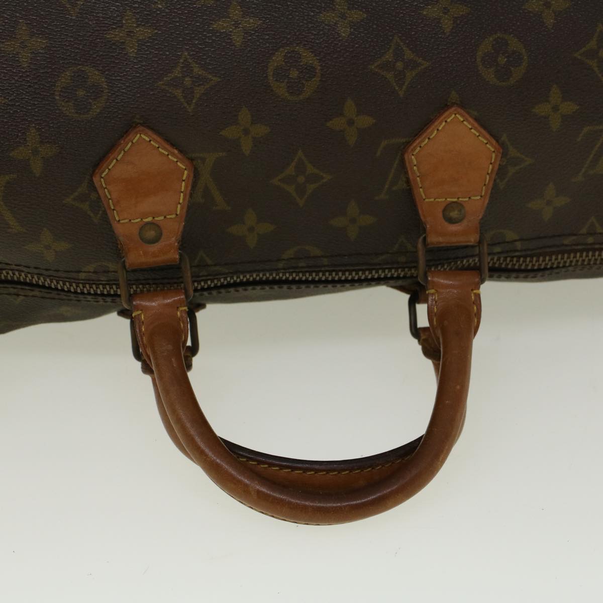 LOUIS VUITTON Monogram Speedy 35 Hand Bag Vintage M41524 LV Auth 57521