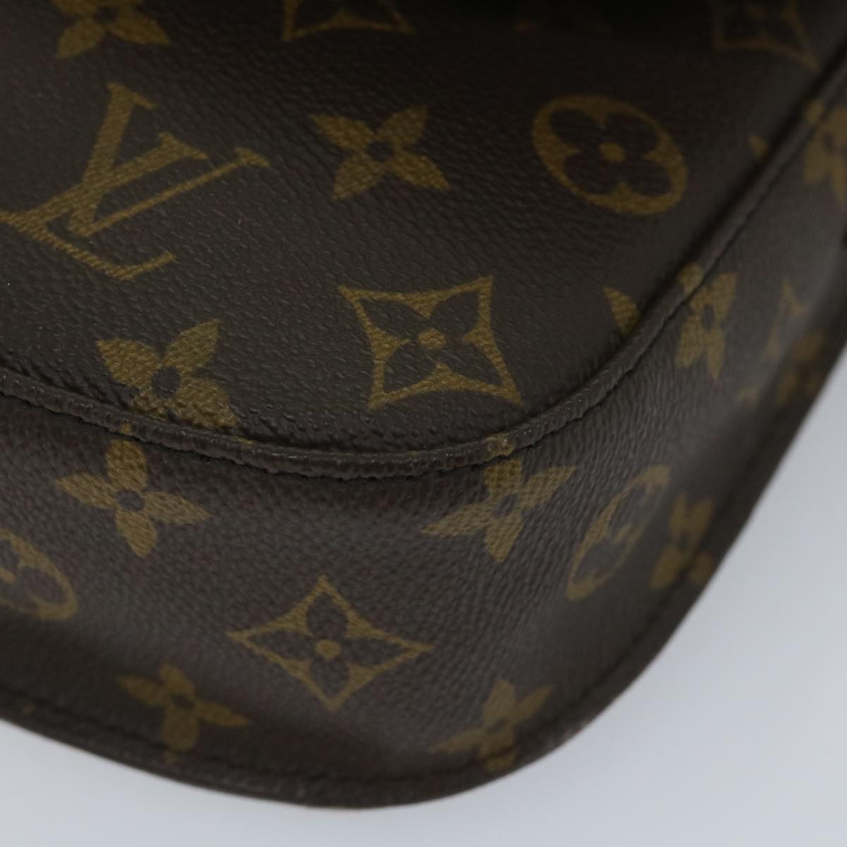 LOUIS VUITTON Monogram Saint Cloud MM Shoulder Bag M51243 LV Auth 57528