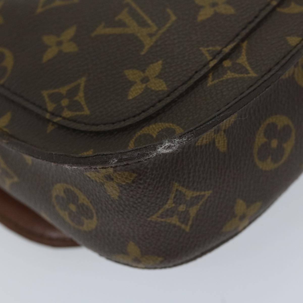 LOUIS VUITTON Monogram Saint Cloud MM Shoulder Bag M51243 LV Auth 57528