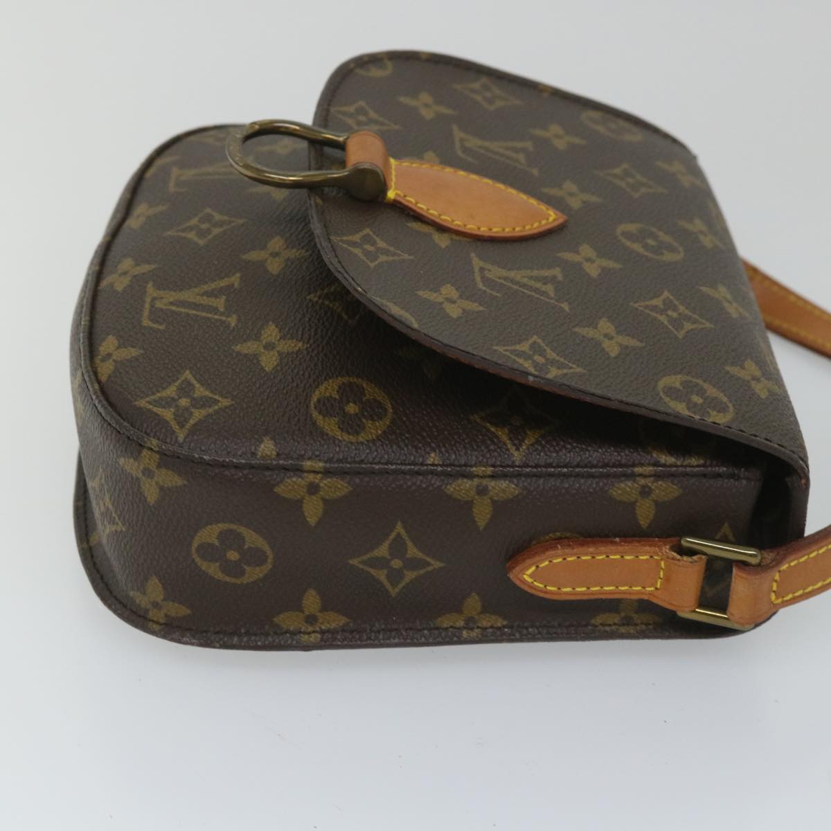 LOUIS VUITTON Monogram Saint Cloud MM Shoulder Bag M51243 LV Auth 57528