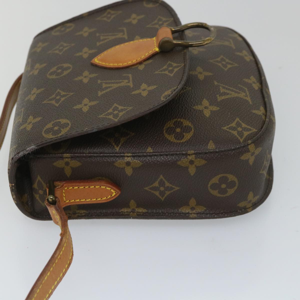 LOUIS VUITTON Monogram Saint Cloud MM Shoulder Bag M51243 LV Auth 57528