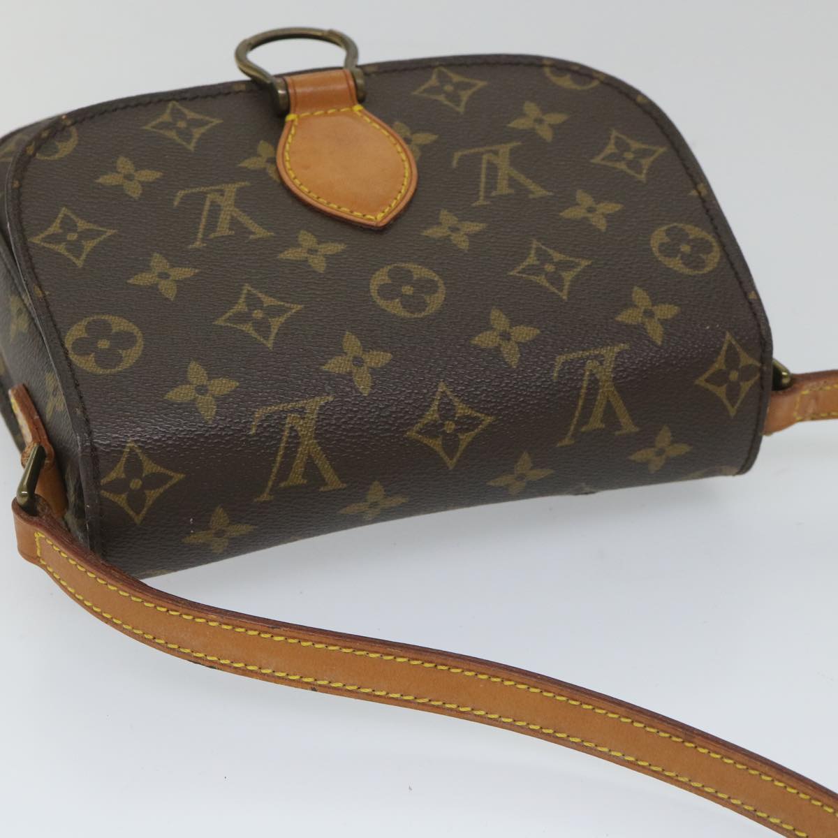 LOUIS VUITTON Monogram Saint Cloud MM Shoulder Bag M51243 LV Auth 57528