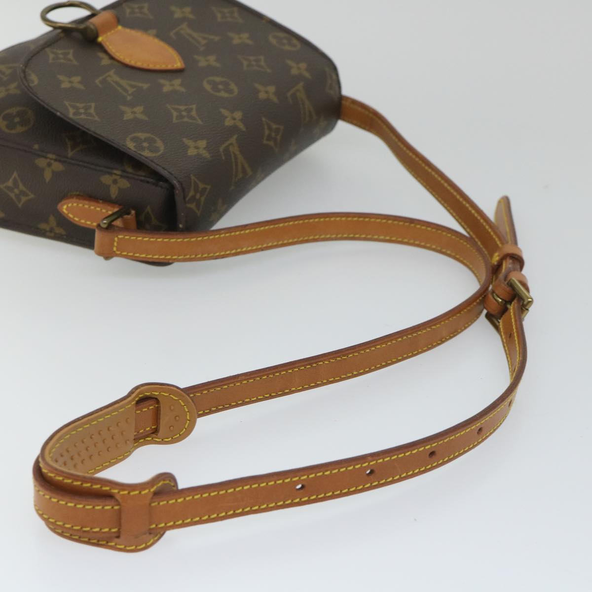 LOUIS VUITTON Monogram Saint Cloud MM Shoulder Bag M51243 LV Auth 57528