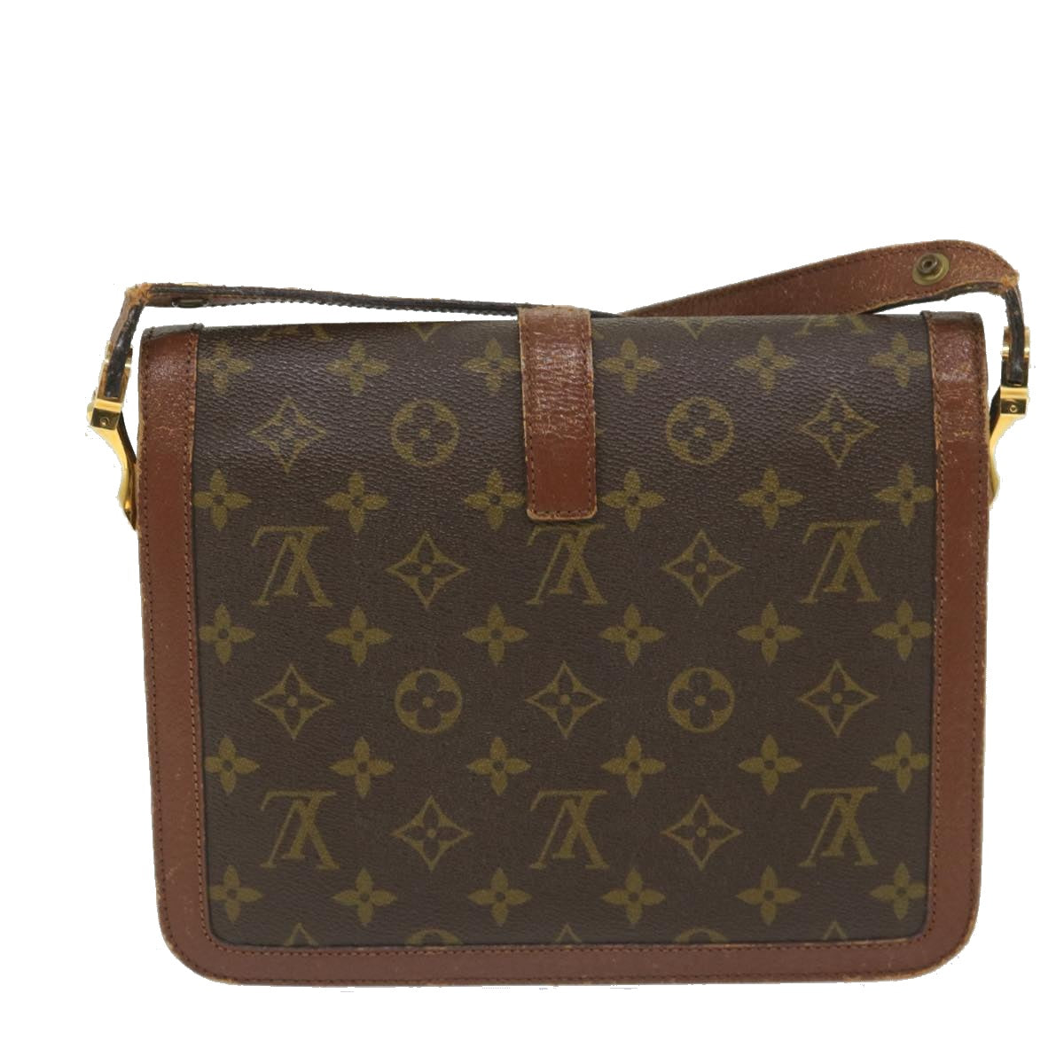 LOUIS VUITTON Monogram Ronpoan Shoulder Bag No.232 LV Auth 57533