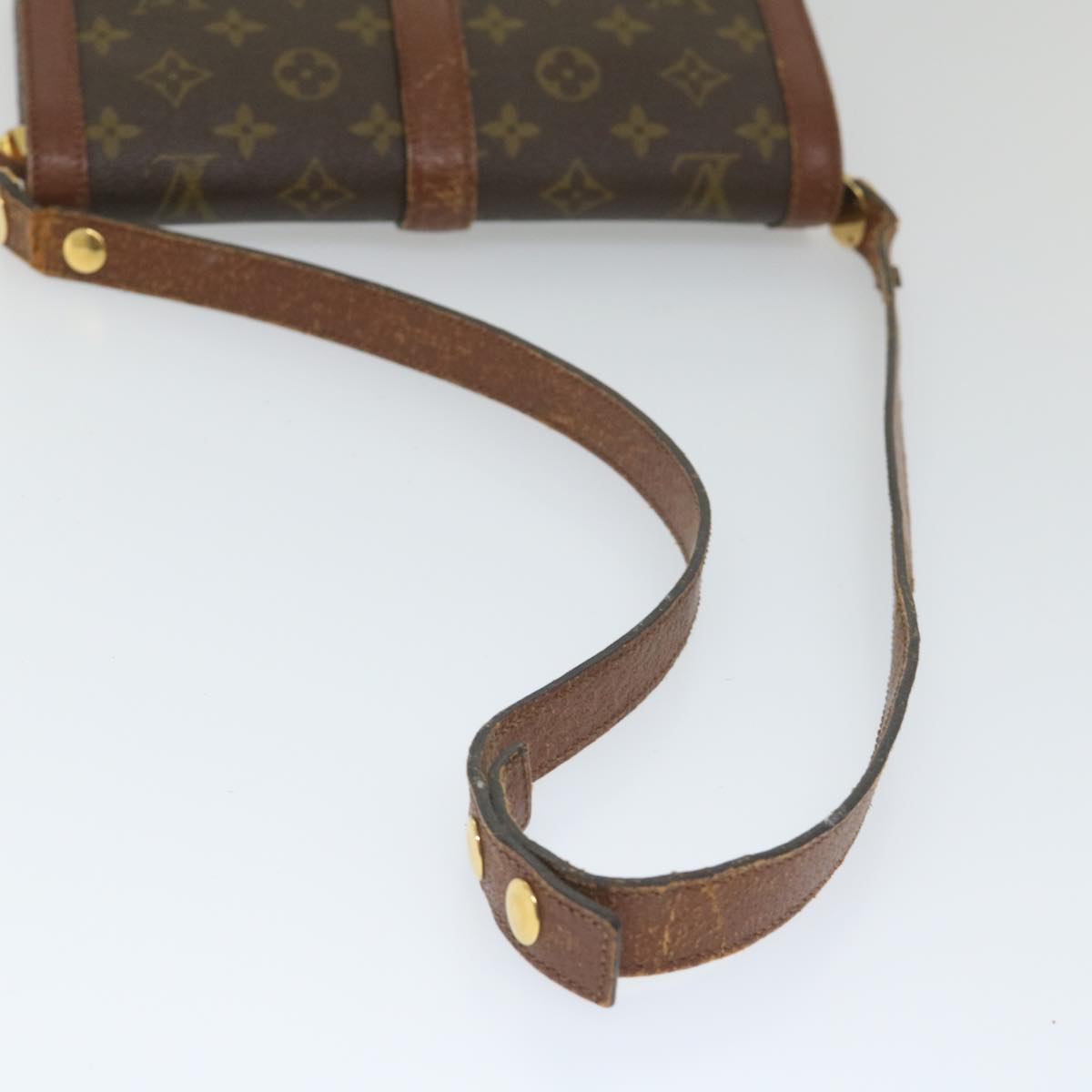 LOUIS VUITTON Monogram Ronpoan Shoulder Bag No.232 LV Auth 57533