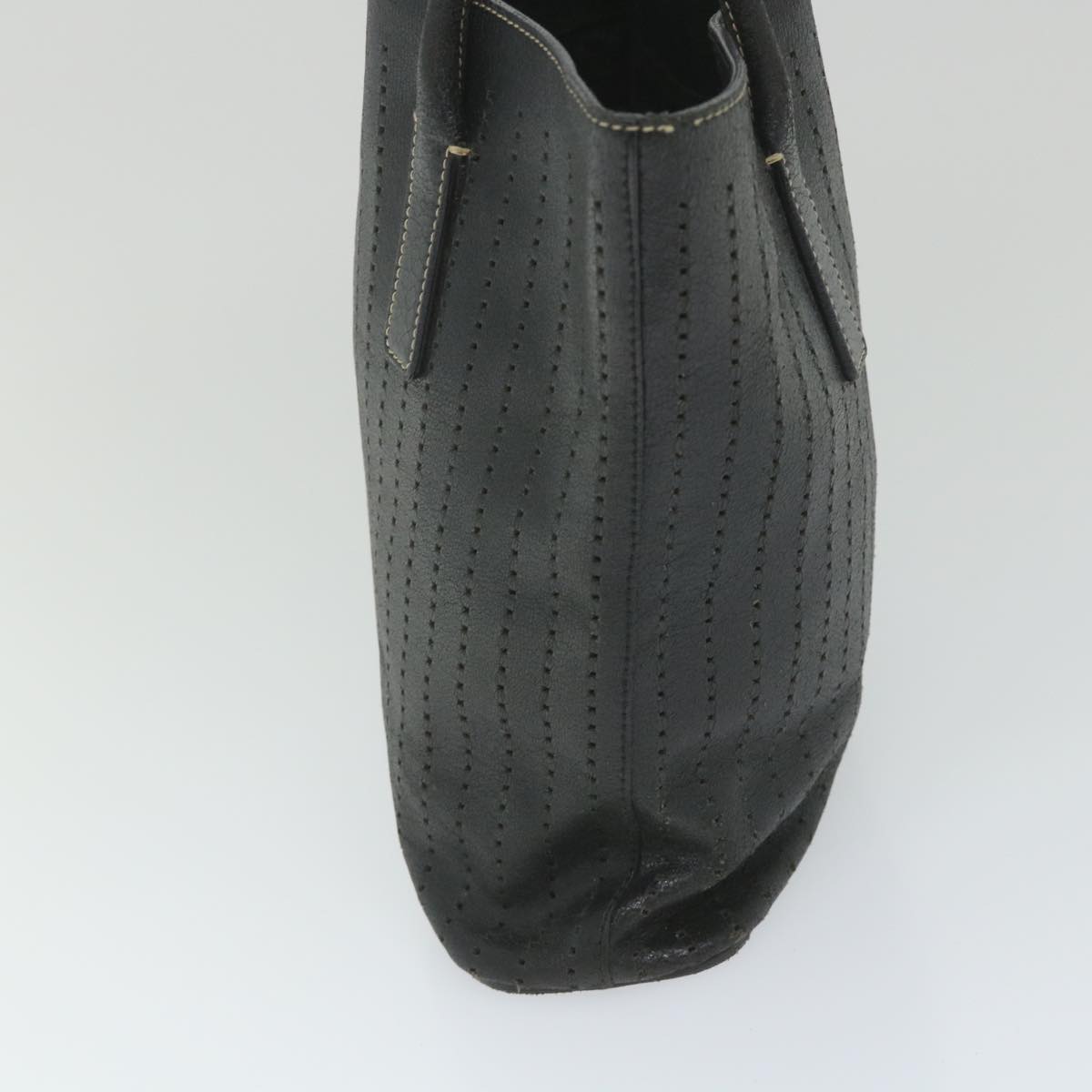 PRADA GG Canvas Hand Bag Shoulder Bag Nylon Leather 3Set Khaki Black Auth 57543