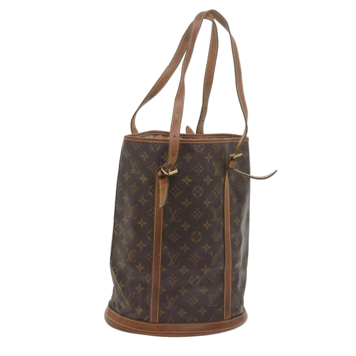 LOUIS VUITTON Monogram Bucket GM Shoulder Bag M42236 LV Auth 57585