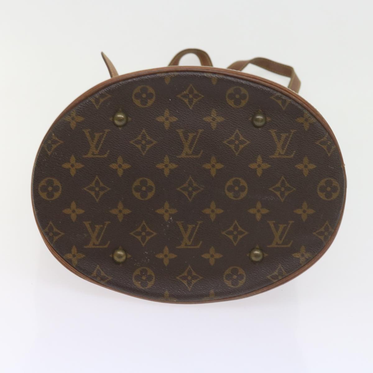 LOUIS VUITTON Monogram Bucket GM Shoulder Bag M42236 LV Auth 57585